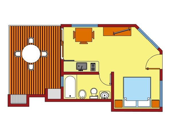 Apart Nro 2 (Planta Baja)